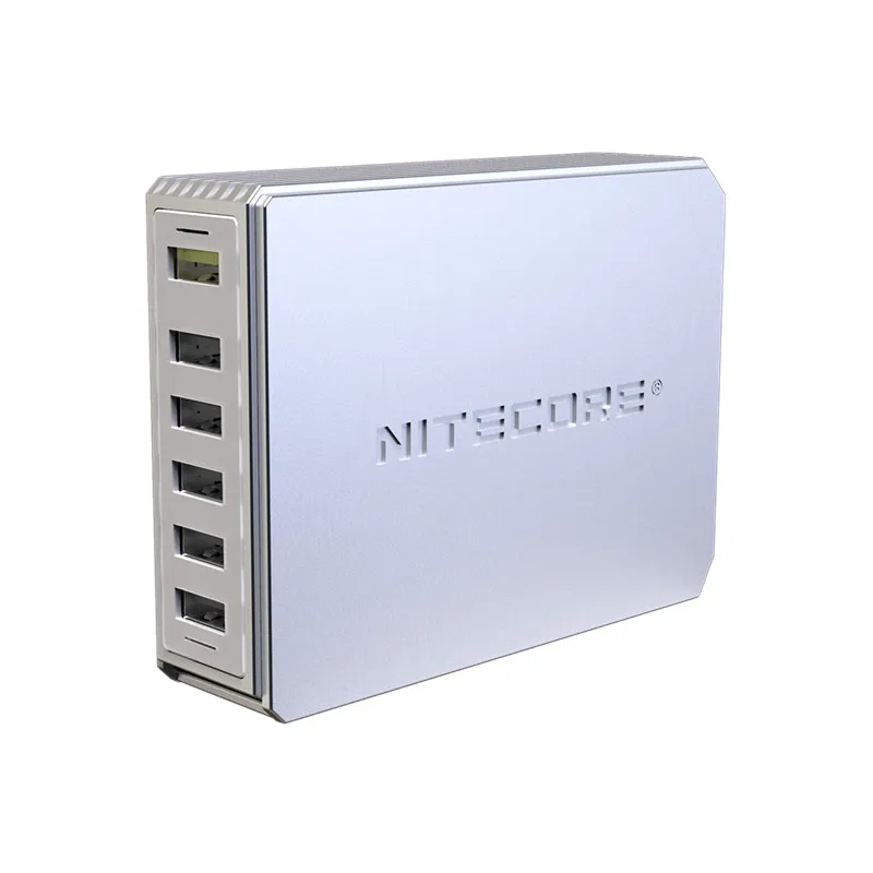 Настольный USB адаптер NITECORE UA66Q 6 портов 68 Вт Высокоскоростная зарядка выход QC 3 0/QC 2