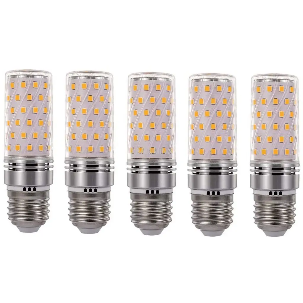 

E27 кукурузы светильник 10 Вт 1000LM светодиодный лампы вместо того, чтобы 100W можно использовать энергосберегающую лампу или светодиодную лампочку) E27 резьбовой Свеча светильник (5 шт. в упаковке)