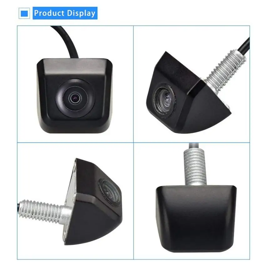 Rear camera Vehicle Hidden View Camera Metal Body Car Reverse Camera front view camera 170 Degree Auto Parking Backup Camera