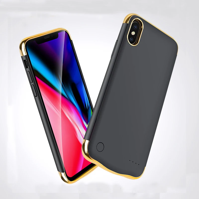 Тонкий чехол для внешнего резервного аккумулятора 5500 мАч/6000 мАч iphone X XR XS MAX