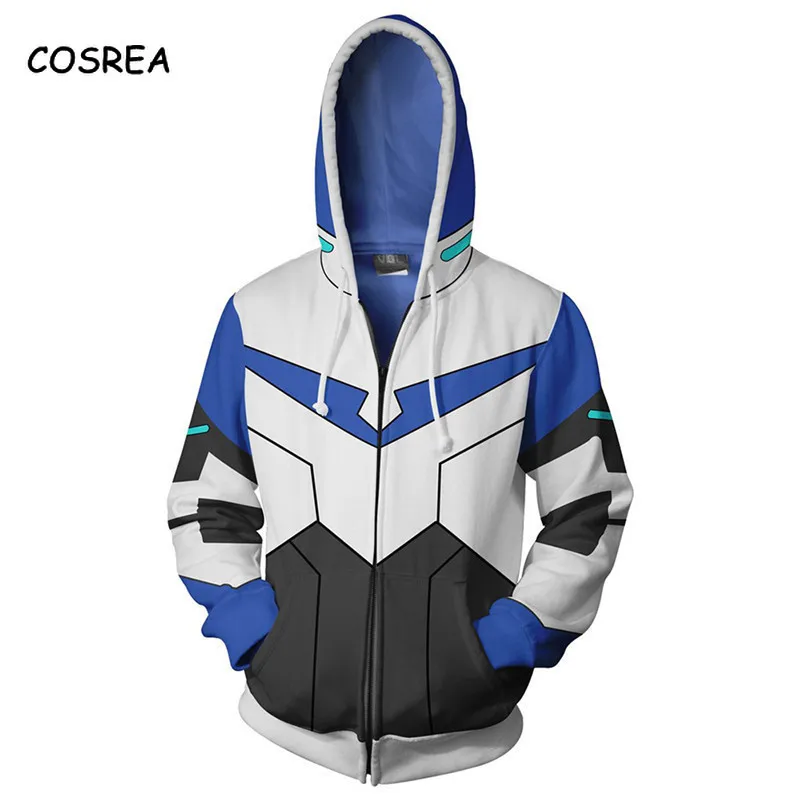Укороченная Толстовка Voltron спортивный Свитшот Shiro/Keith/hunk/Pidge/с длинным рукавом