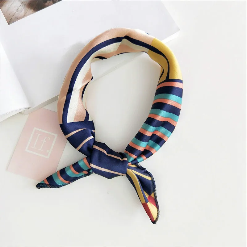 

Summer Women Square Head Scarf Silk Feeling Wraps Fashion Scarves Printing Femme Special Scarf Accessories