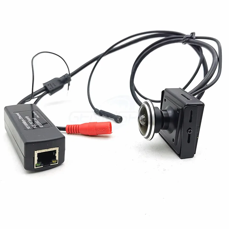 Мини-камера видеонаблюдения слот для SD-карты POE рыбий глаз HD 720P 960P 1080P 3 Мп 5 аудио
