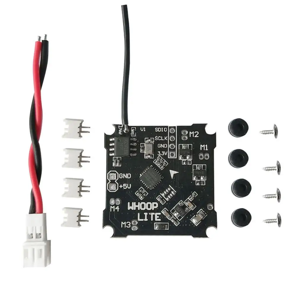 RCtown Control ler Board с серебряной прошивкой для Whoop Lite Mini матовый None кабелем питания 55 мм