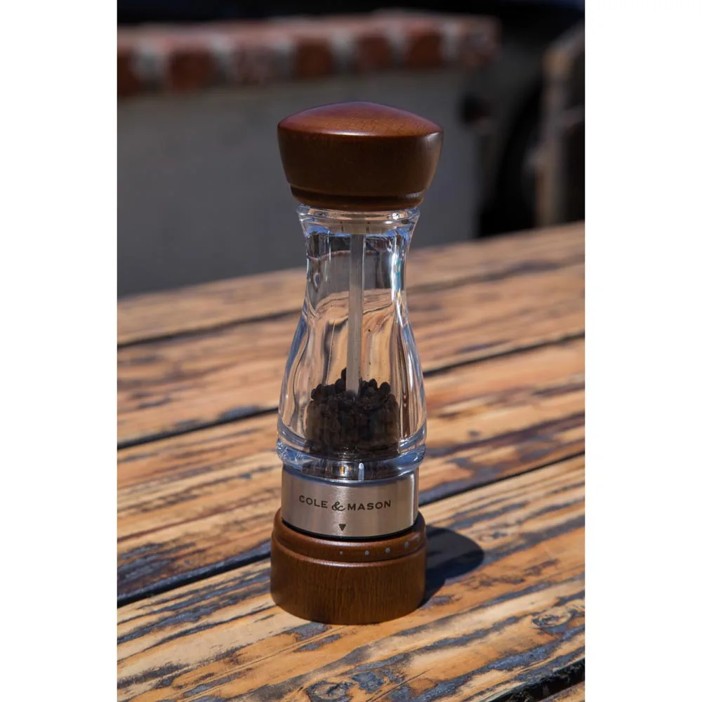 Cole &amp Mason Keswick pepper mill 180mm dark wood Home Kitchen supplies For convenience Tools herbs and spices appliances Dining room bar spice