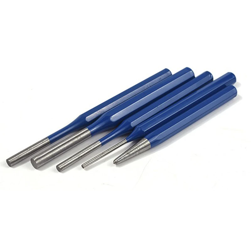 

1pcs Multi Size Percussion Punch Set Alloy Steel Punching Pin Chisel Rivet Screw Mark Hole Woodworking Carving Tool Set