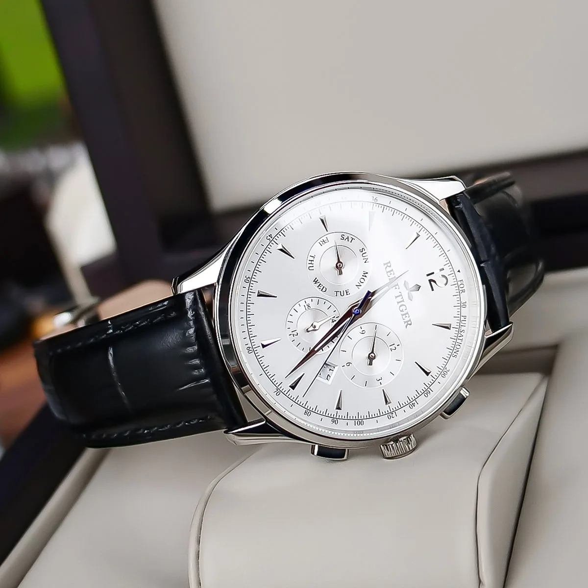 Новый Риф Тигр/RT механические Повседневное часы для Для мужчин