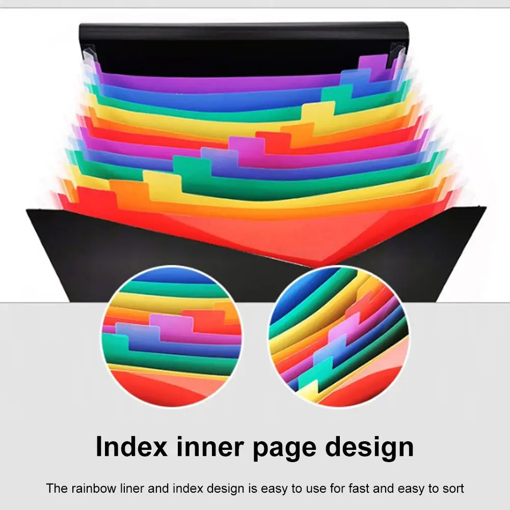 13 карманов расширяющаяся папка для документов органайзер портативная А4