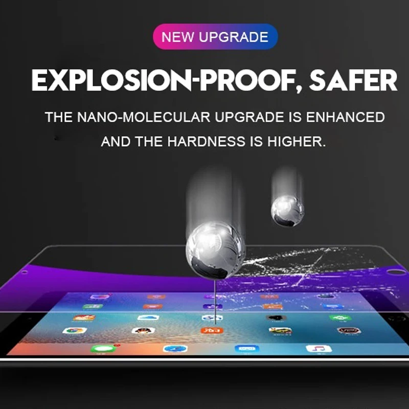 Защита экрана для iPad 10 2 3 4 Mini 5 2019 Air защита от синего света iPed Pro 9 7 11 12 закаленное