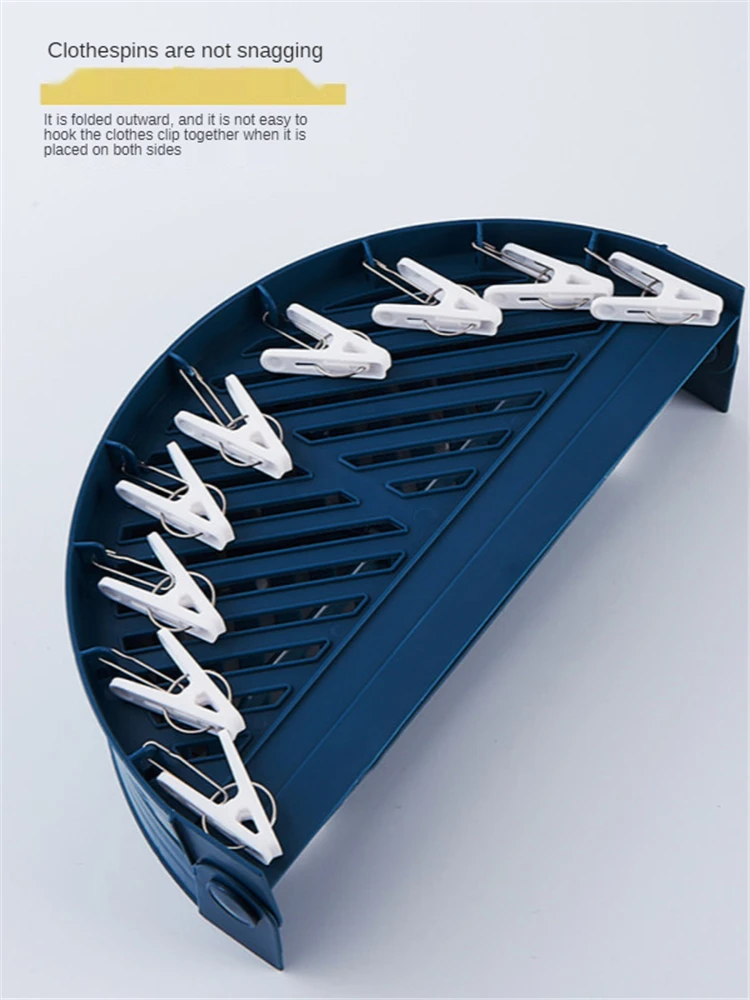 

B-LIFE Foldable Laundry Hanger Drying Rack Clip and Drip Hanger with 18 Clips Rotatable Clothes Drying Rack for Hang Shoes Socks