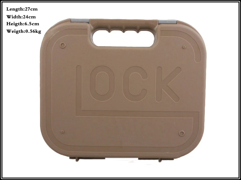 Чехол GLOCK из АБС пластика для пистолета тактический Твердый чехол мягкая