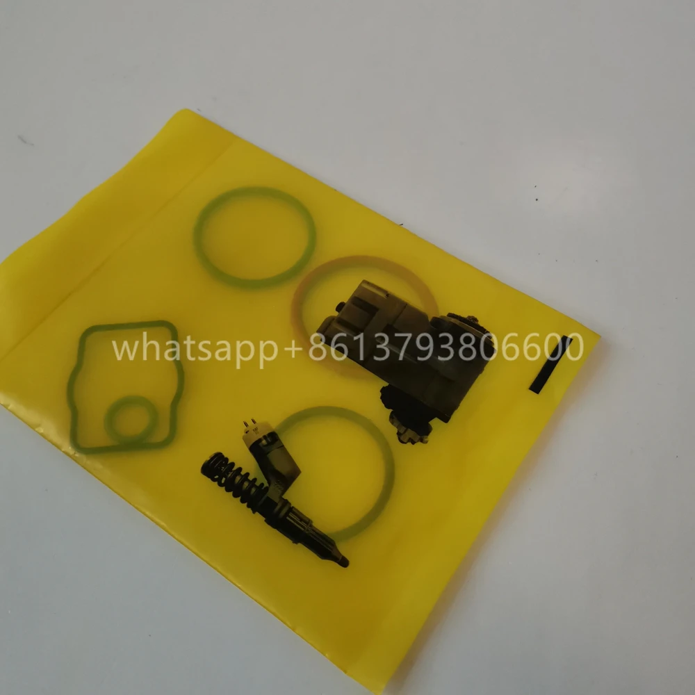 6 pcs High Quality Auto Fuel Injector Nozzle Repair Kits O-Ring for C12 injector |