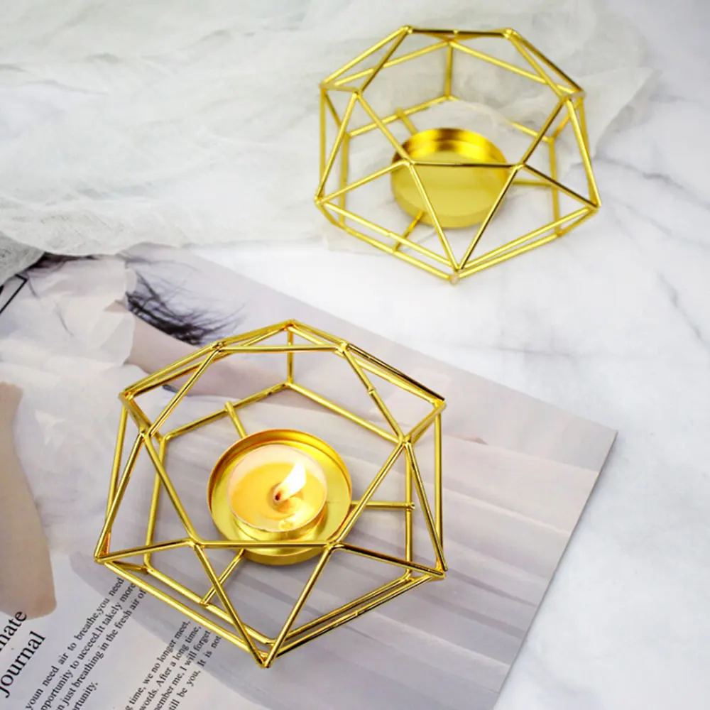 Подсвечник орнамент геометрический минималистский декор свадебный домашний