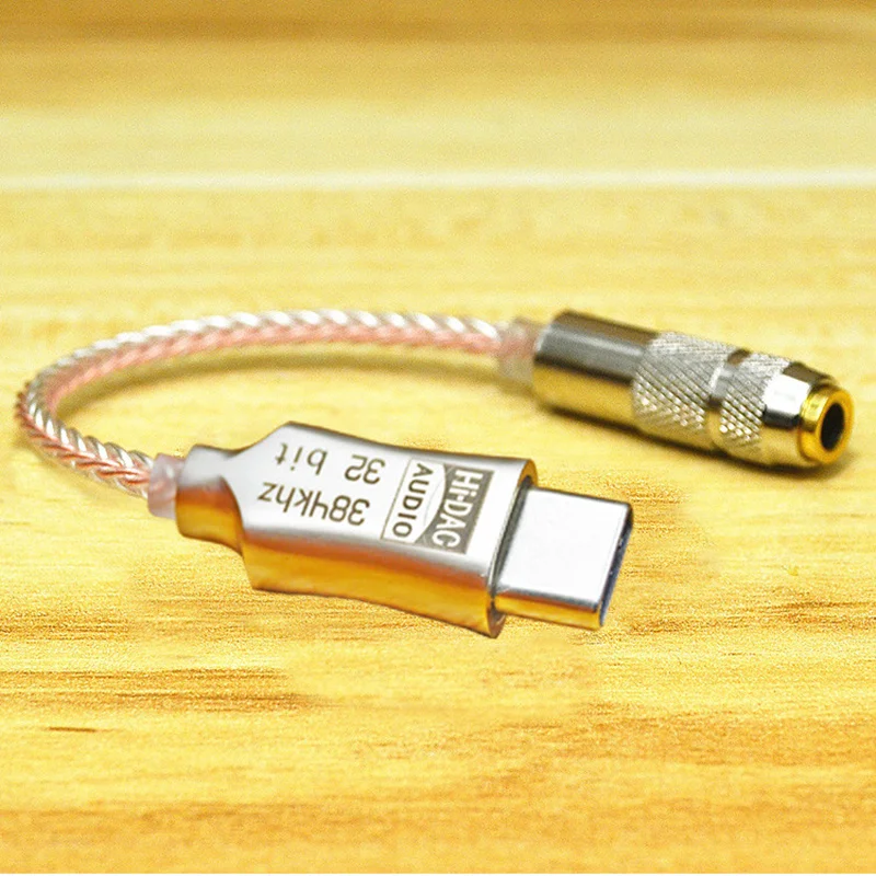 

ALC5686 USB Type C to 3.5mm DAC earphone Amplifie Headphone Amp Digital Decoder AUX audio Cable hifi adapter converter Android