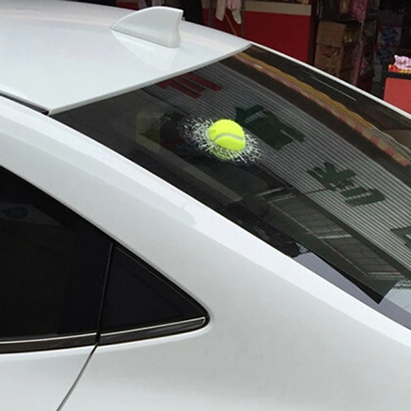 Наклейка на автомобиль 3D Гольф Футбол Баскетбол Теннис Бейсбол украшение кузов