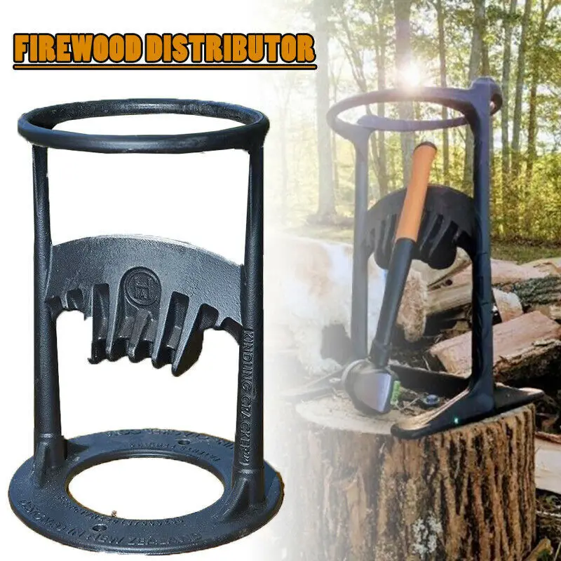 Firewood Distributor Hatchet Manual Firewood Distributor Wedge Hatchet Handmade Cast Iron Kindling Firewood Hatchet Splitter