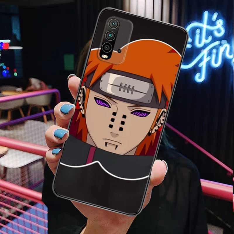 

N-Narutos Kakashi Sasuked Gaara Painting Phone Case Redmi 9 9 Pro 9T 9A 9C Redmi Note 9 9S Pro Max Smartphone Silicone Matte