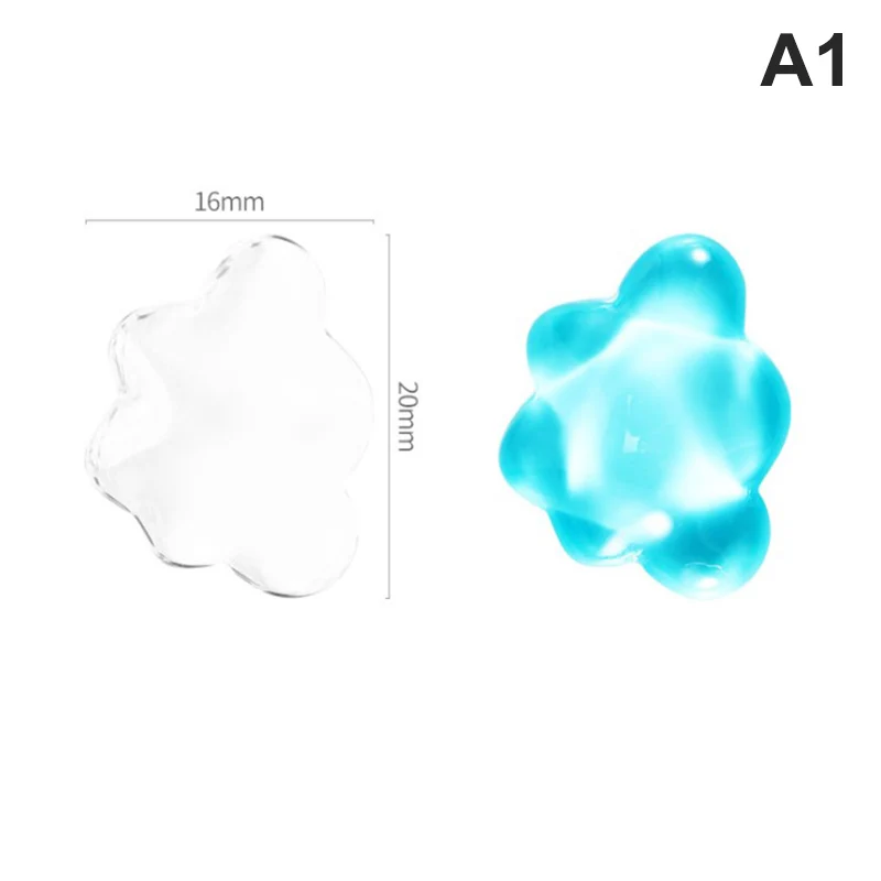 

10Pcs Transparent Glass Nail Art Display For Showing Gel Polish Designs Nail Color Board Tips Card Japanese Style Manicure Tools