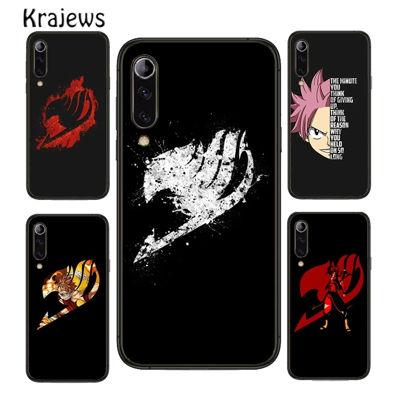 Чехол krajew для телефона с рисунком сказочного хвоста аниме Huawei P10 P20 P30 P40 Mate 10 20 30 40