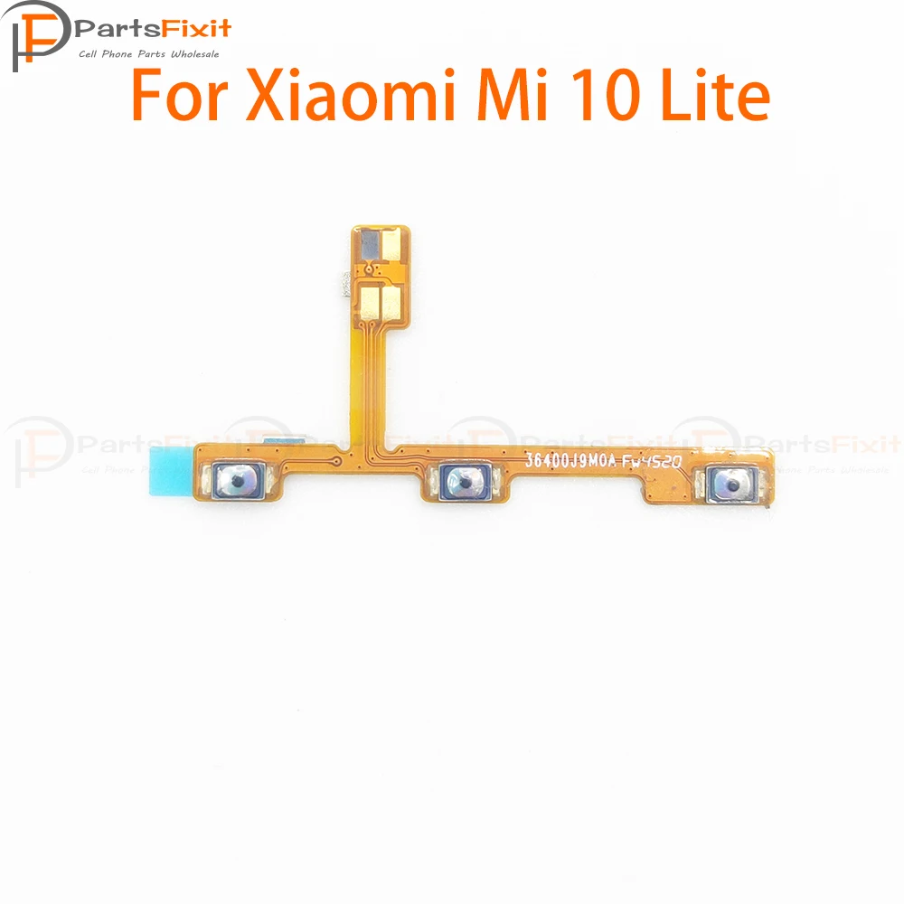

Шлейф для регулировки громкости для Xiaomi Mi 10 Lite Mi10lite, кнопка включения и выключения, шлейф питания + кнопки регулировки громкости, шлейф соеди...