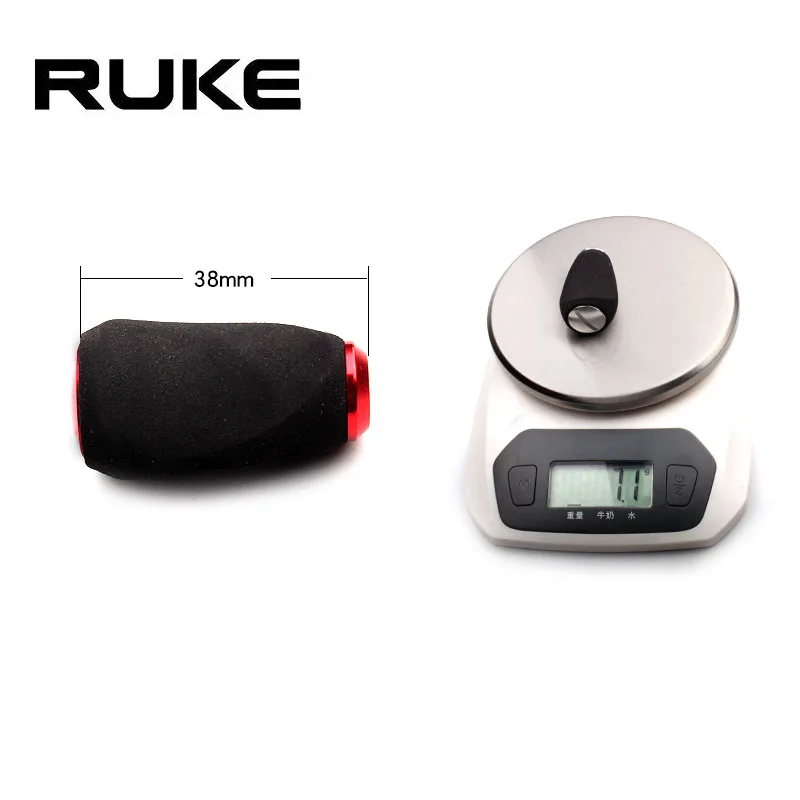 RUKE Fishing Handle Knob EVA Knob For Bait Casting and Spinning Reel for Bearing 7*4*2.5mm Fishing Reel Handle Accessory