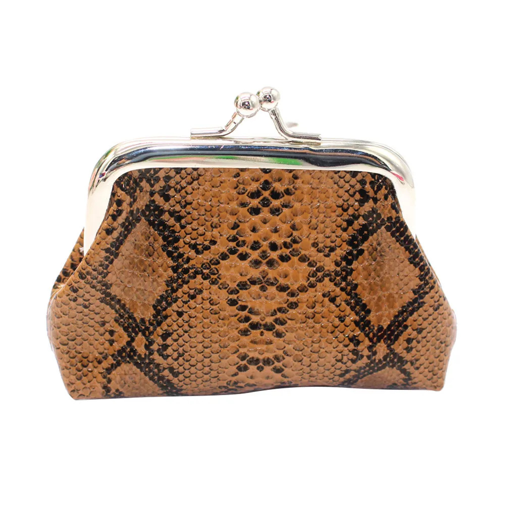 Модный женский Ретро кошелек с принтом закуски держатели для монет сумочка клатч