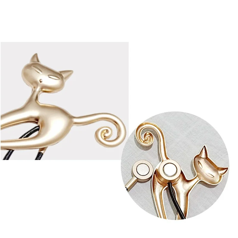 

Cat Shape Strong Curtain Tiebacks Alloy Hanging Belts Ropes Curtain Holdback