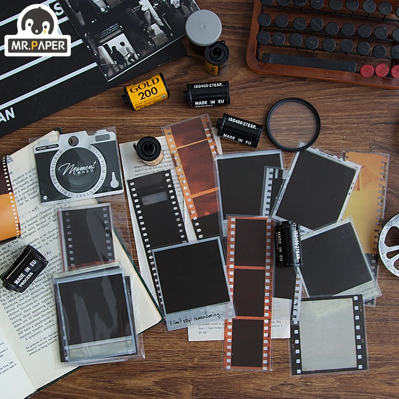 Клейкая лента Mr.paper 20 шт./упак. для записи фильмов декоративные простые наклейки