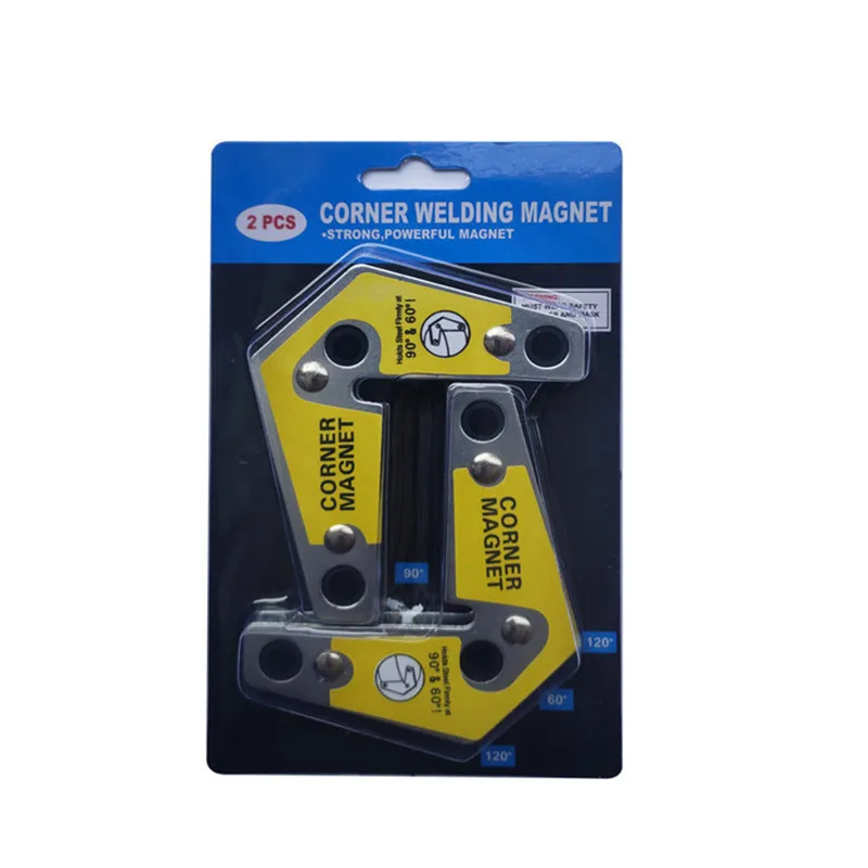 

2pcs Adjustable Welding Corner Magnet Holder Industrial Internal Angle Clamp Weld Fixture Welding Magnet Holder Locator Tools