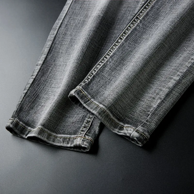 2020 Новое поступление высококачественные хлопковые прямые эластичные джинсы