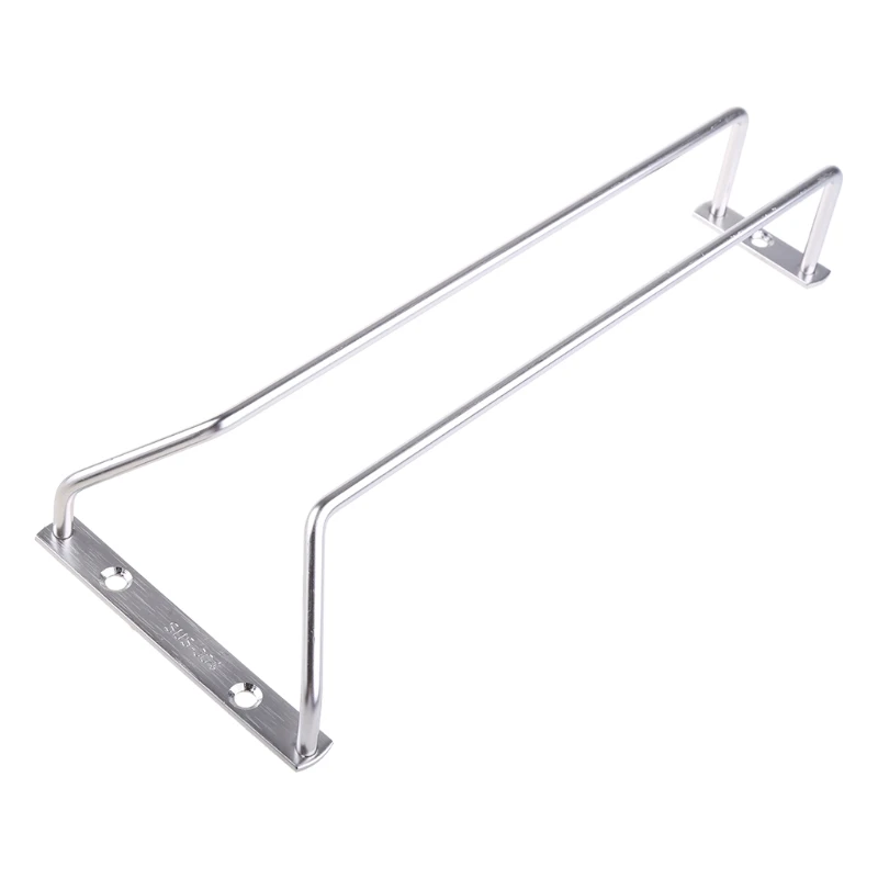 Подвесные держатели для Винных Бокалов стойка хромированная под шкаф из