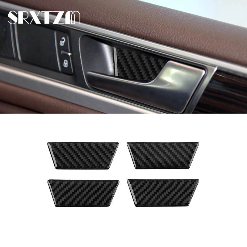Для Volkswagen Vw Touareg 2011 2012 2013 2014 2015 2016 2017 2018 углеродное волокно внутренняя дверная