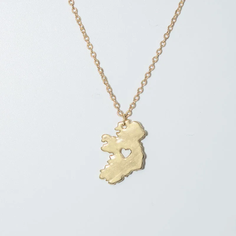 Женское ожерелье с подвеской в виде карты|Ожерелья подвеской| |