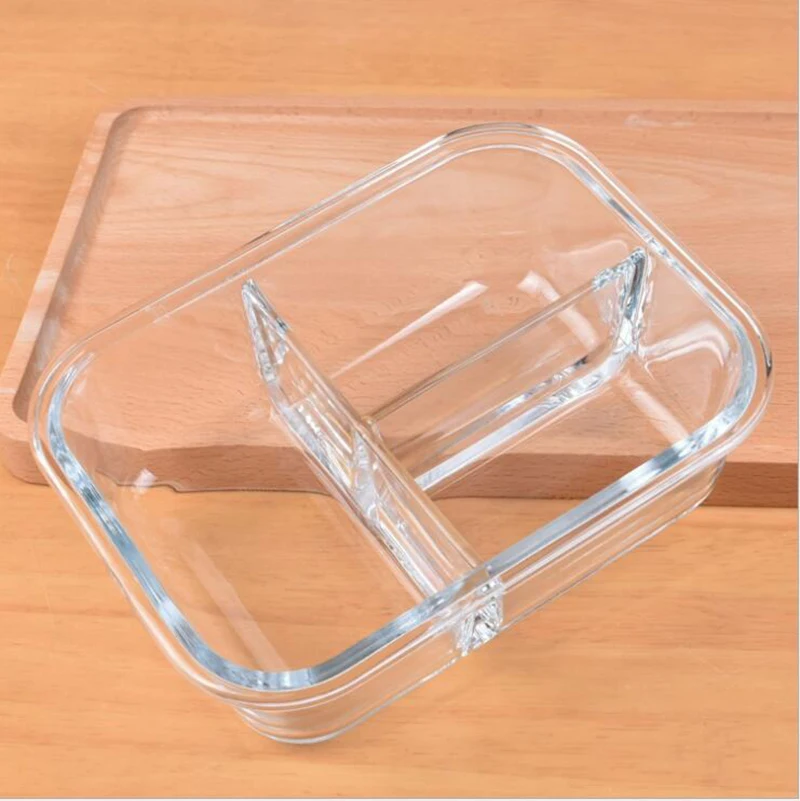 Корейский контейнер bento миска для еды Pyrex прямоугольный Ланч бокс микроволновой
