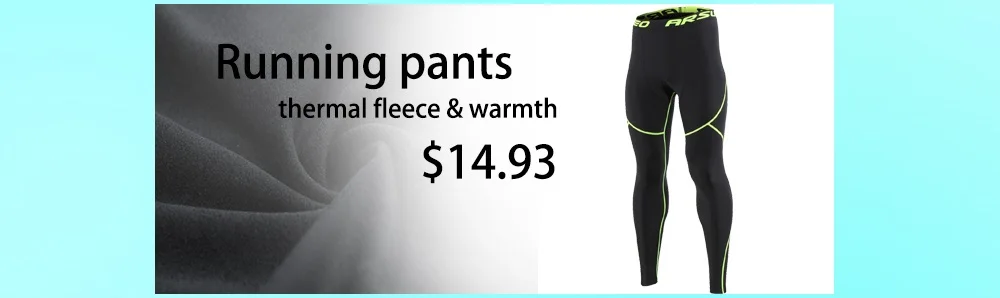 ARSUXEO Men's Compression Running Pants Training Pants Fitness Leggings Tights Sports Trousers Reflective Spring Autumn P9018