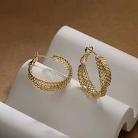 new style show face small high end atmosphere decoration fashion women temperament personality exaggerated ear ring women