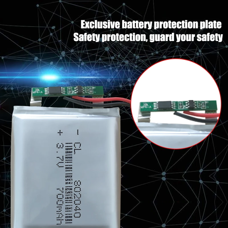 3 7 V Lipo cells 802040 700mah литиевая полимерная аккумуляторная батарея для MP3 MP4 GPS