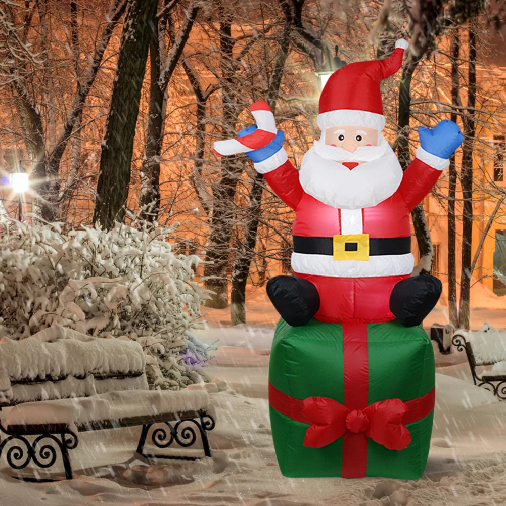

1.2/1.5/1.8m Festival Inflatable Doll Night Light Outdoor Halloween Christmas Decoration for Home Garden Party Arrangement Props