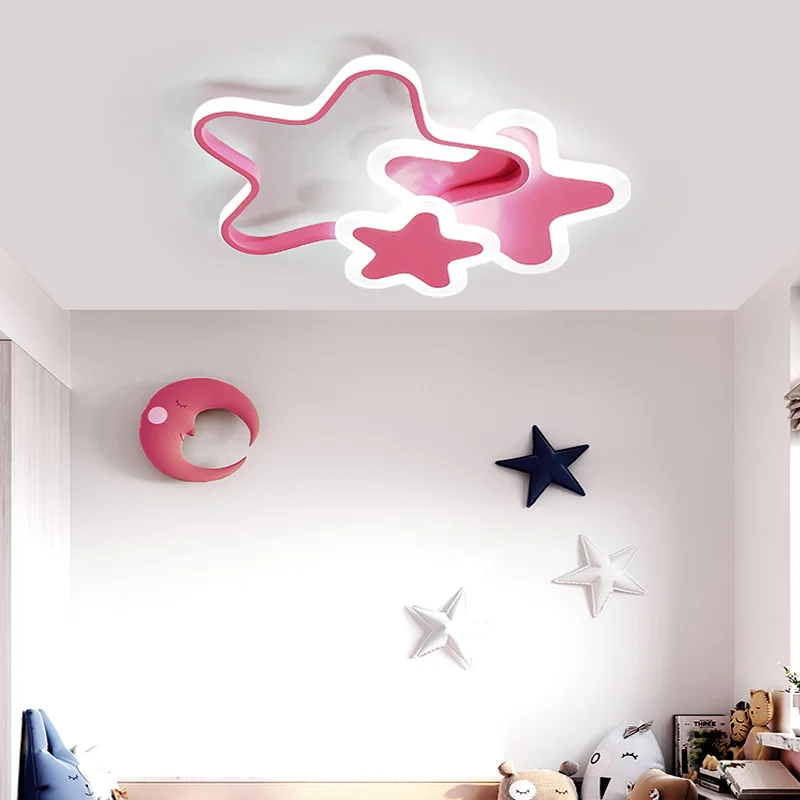 Luz Led de araña blanca para habitación de niños, plafón acrílico, iluminación moderna, nuevo accesorio, luminaria, Lustres