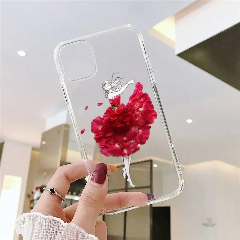

Imaginative Illustrations Phone Case Transparent for iPhone 11 12 mini pro XS MAX 8 7 6 6S Plus X 5S SE 2020 XR