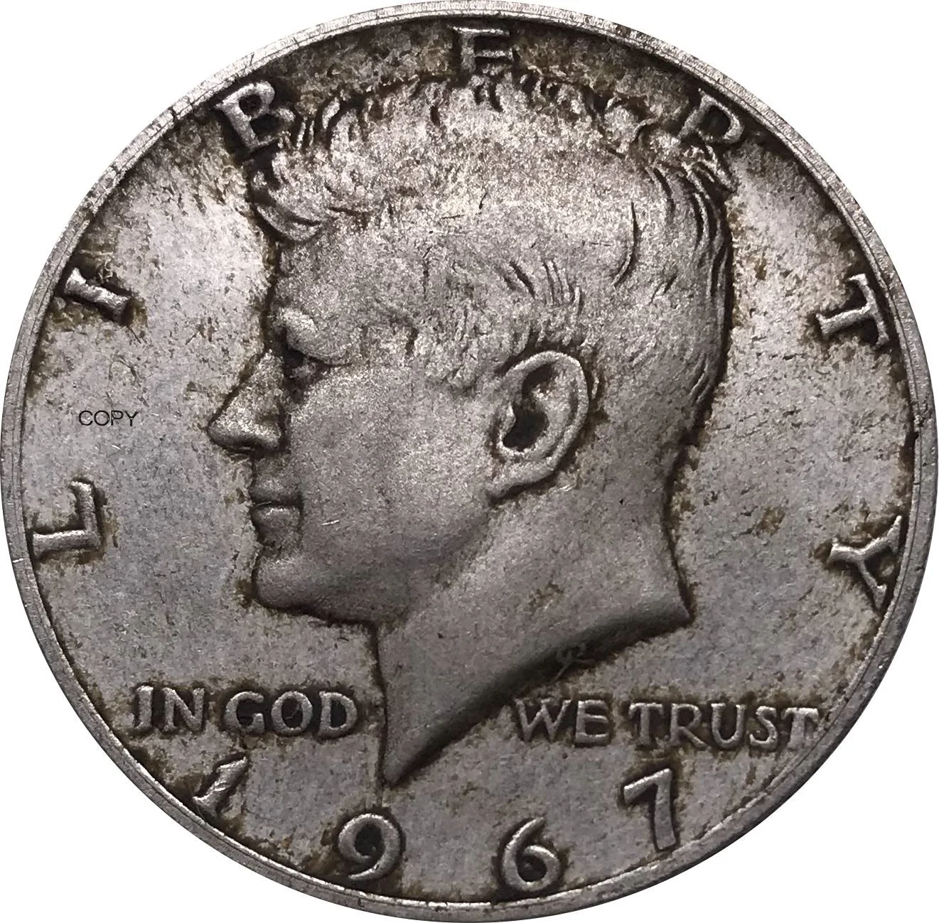 

Копировальная монета США 1967 года