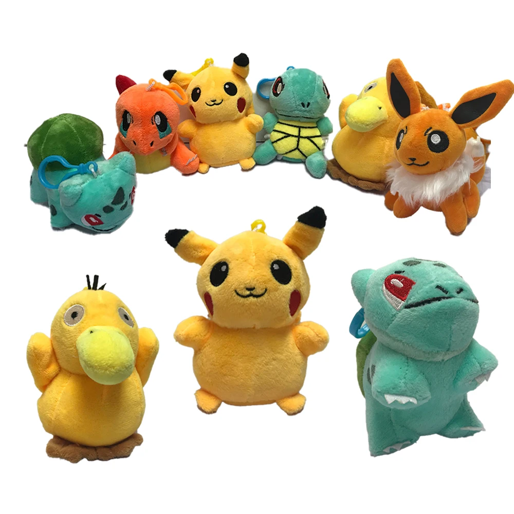 

Игрушка плюшевая в виде ключа с покемоном, примерно 10 см