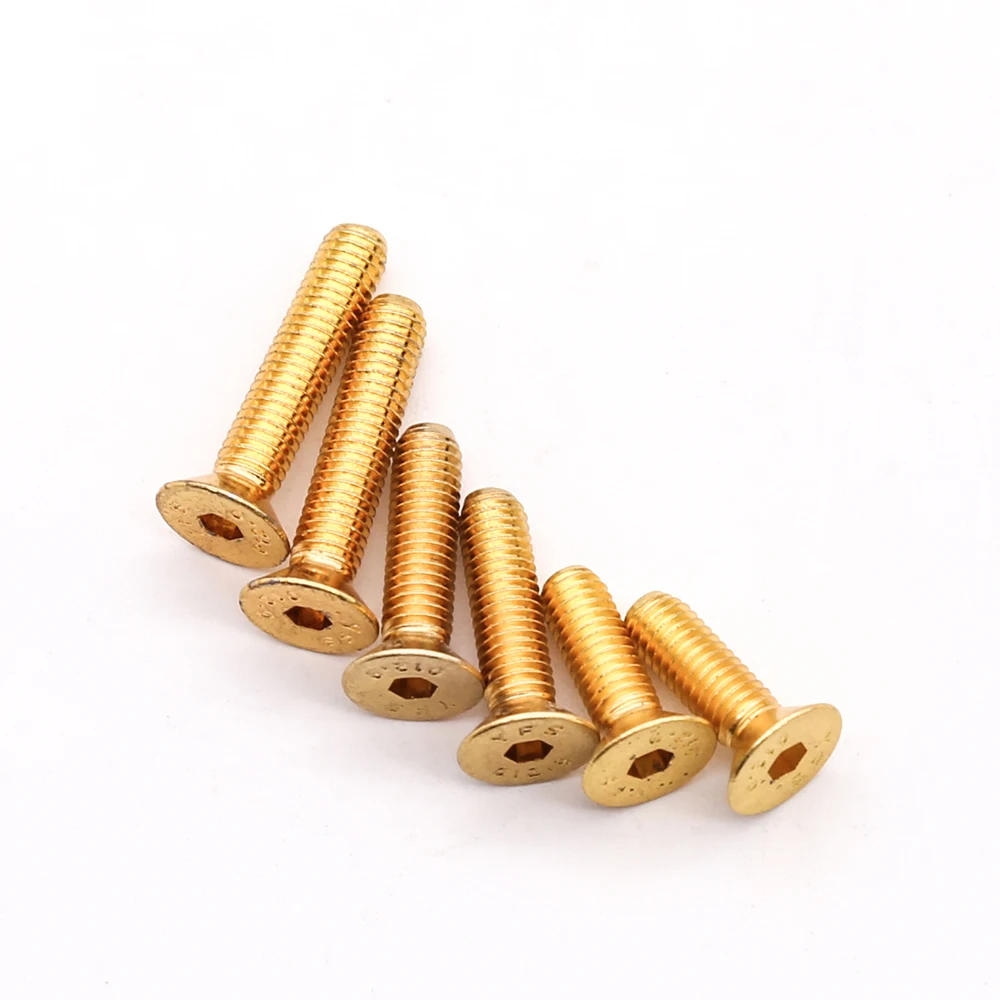 Винты с плоской головкой и шестигранным хвостовиком класса 12 9 потайные болты