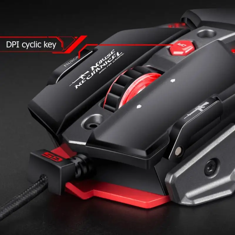 K-Snake G9 игровая мышь 8 кнопок RGB подсветка проводные мыши для PUBG PC Gamer
