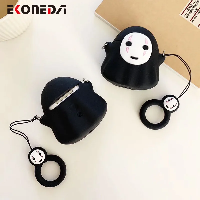 EKONEDA Мультфильм силиконовый защитный чехол для Airpods чехол мягкий без лица человек узорной чехол для Airpods
