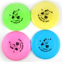 1pcs plastic flying saucer dog toy pet game flying discs resistant chew funny puppy training toy interactive partner pet shop