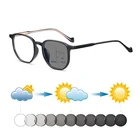 Мужские Солнцезащитные очки TR90 + ацетатные фотохромные прогрессивные многофокальные очки для чтения новые женские мужские автоматические солнцезащитные очки-хамелеоны