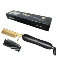 hair straightener hair straight styler hot heating comb flat irons straightening brush corrugation curling iron hair curler comb