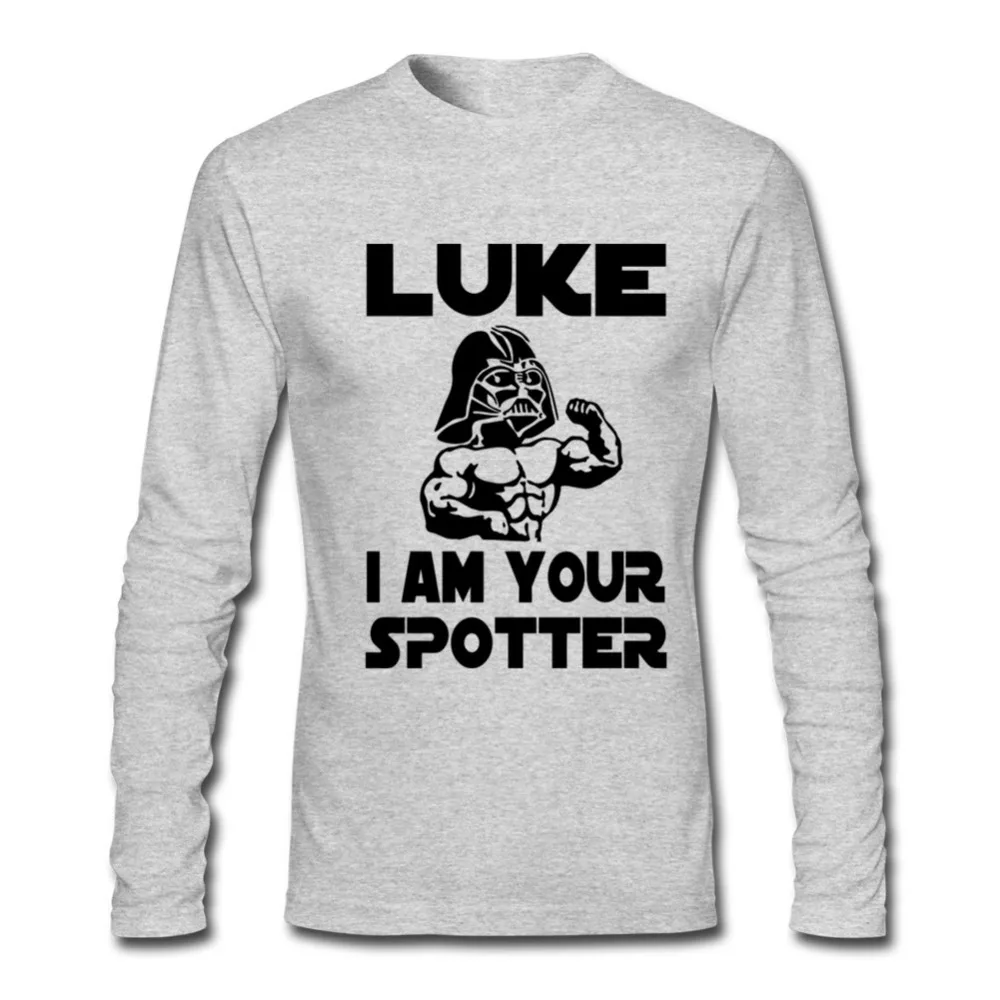 Забавная футболка люка I Am Your Spotter Star Wars Geek мужская повседневная с круглым вырезом