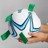 dog children soccer toys with rope inflatable outdoor interactive toys for dog football chew toys biting resistance soccer toys